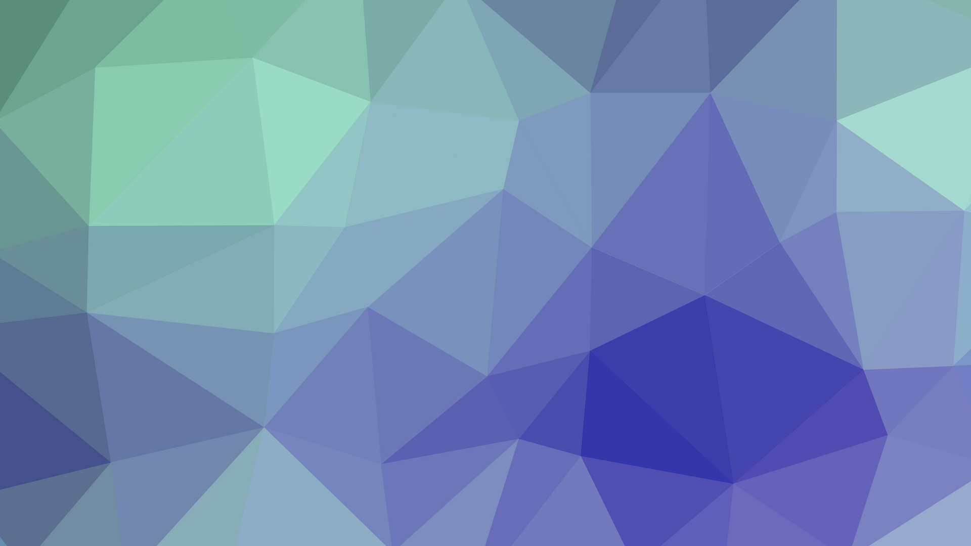 Blue Triangles Pattern Background
