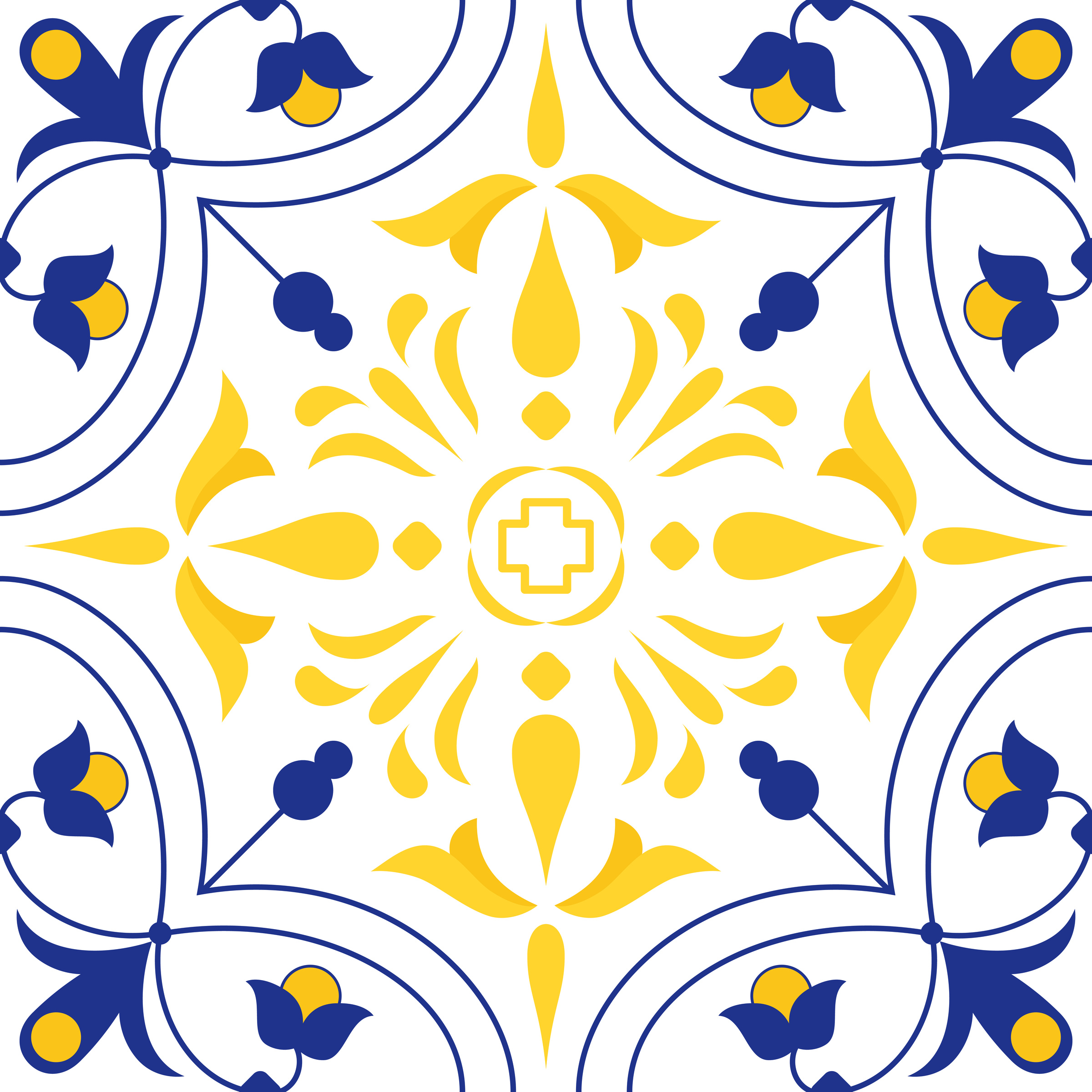 Delicate Portuguese Tile Pattern